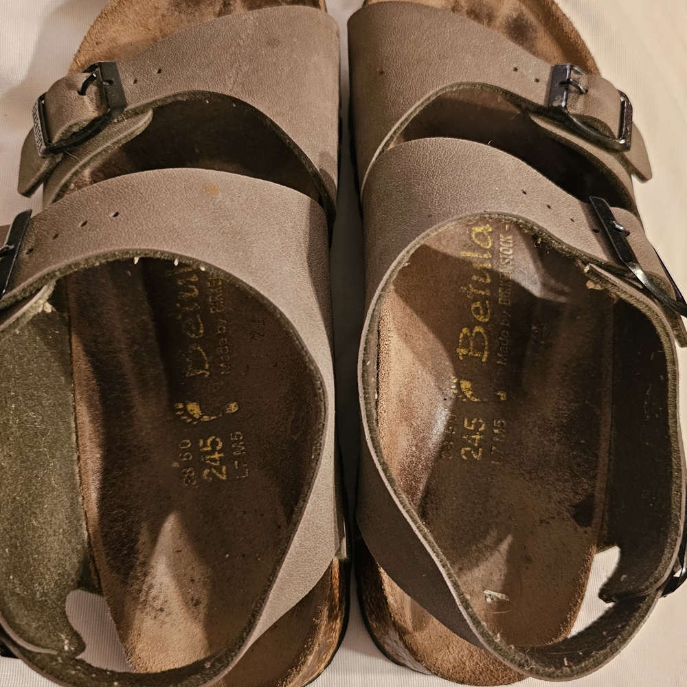 Birkenstock Betula 2-Strap Sandals - Tan -Ladies 7 Men 5